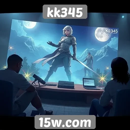Análise de jogabilidade no site kk345